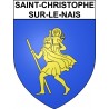 Saint-Christophe-sur-le-Nais 37 ville Stickers blason autocollant adhésif