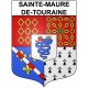 Sainte-Maure-de-Touraine 37 ville Stickers blason autocollant adhésif