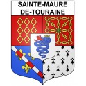 Sainte-Maure-de-Touraine 37 ville Stickers blason autocollant adhésif