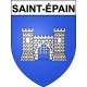 Saint-épain 37 ville Stickers blason autocollant adhésif