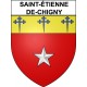 Saint-étienne-de-Chigny 37 ville Stickers blason autocollant adhésif