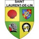 Saint-Laurent-de-Lin 37 ville Stickers blason autocollant adhésif