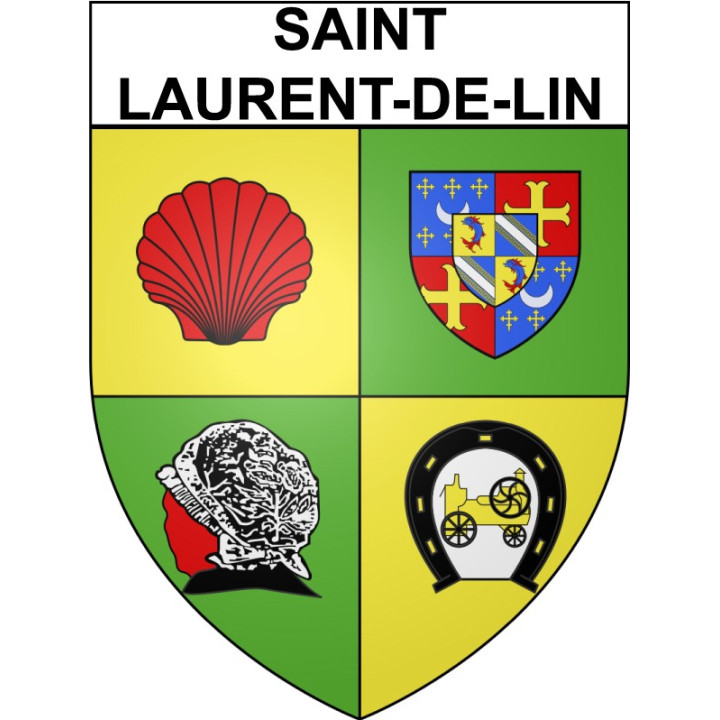 Stickers coat of arms Bazas adhesive sticker