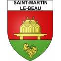 Stickers coat of arms Bazas adhesive sticker