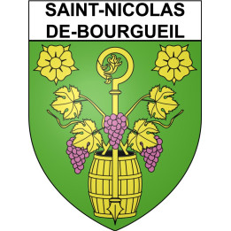 Stickers coat of arms Bazas adhesive sticker