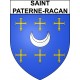 Saint-Paterne-Racan 37 ville Stickers blason autocollant adhésif