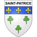 Saint-Patrice 37 ville Stickers blason autocollant adhésif