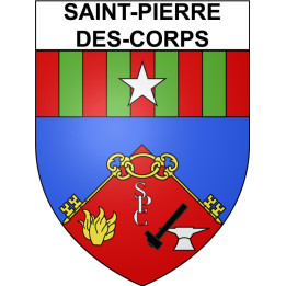 Stickers coat of arms Bazas adhesive sticker