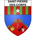Saint-Pierre-des-Corps 37 ville Stickers blason autocollant adhésif