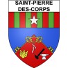 Saint-Pierre-des-Corps 37 ville Stickers blason autocollant adhésif