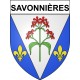 Savonnières 37 ville Stickers blason autocollant adhésif