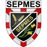 Sepmes 37 ville Stickers blason autocollant adhésif
