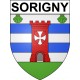 Sorigny 37 ville Stickers blason autocollant adhésif