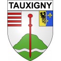 Tauxigny 37 ville Stickers blason autocollant adhésif