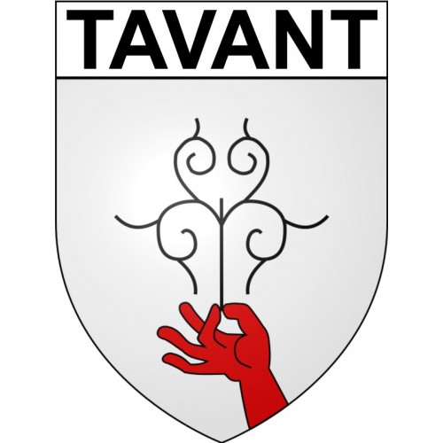 Tavant 37 ville Stickers blason autocollant adhésif