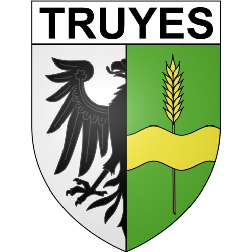 Stickers coat of arms Bazas adhesive sticker