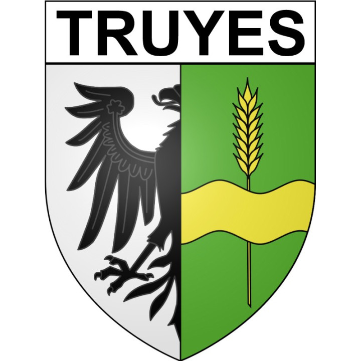Stickers coat of arms Bazas adhesive sticker