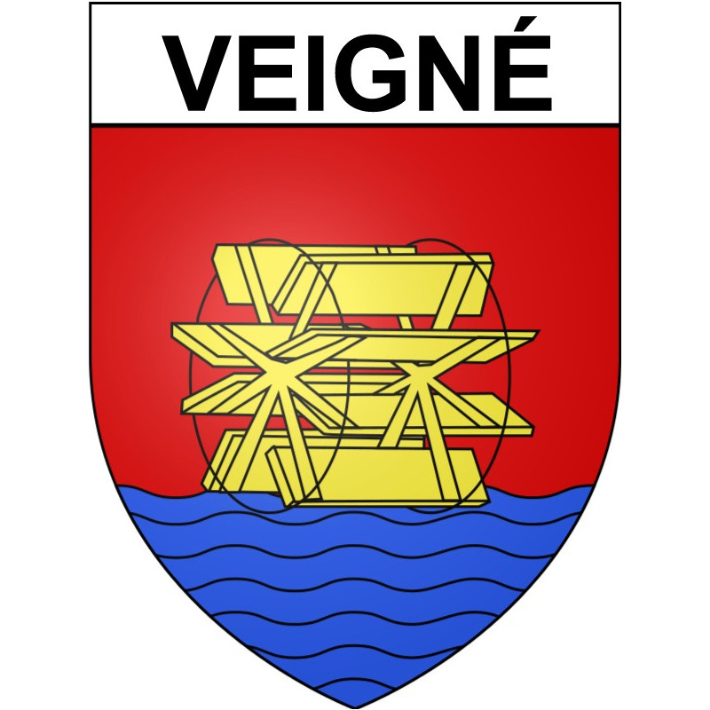 Stickers coat of arms Bazas adhesive sticker