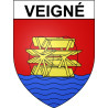 Bazas Sticker wappen, gelsenkirchen, augsburg, klebender aufkleber