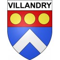 Pegatinas escudo de armas de Villandry adhesivo de la etiqueta engomada