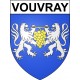 Vouvray 37 ville Stickers blason autocollant adhésif