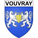 Vouvray 37 ville Stickers blason autocollant adhésif