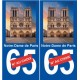 66 Cerdanya sticker aufkleber platte