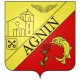 agnin 38 ville Stickers blason autocollant adhésif