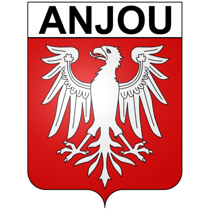 anjou 38 ville Stickers blason autocollant adhésif