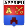 apprieu 38 ville Stickers blason autocollant adhésif