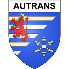 Autrans 38 ville Stickers blason autocollant adhésif