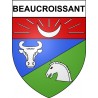 beaucroissant 38 ville Stickers blason autocollant adhésif