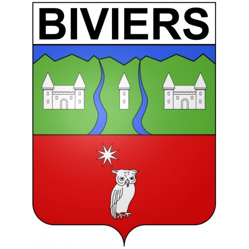 Stickers coat of arms Bazas adhesive sticker