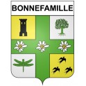 Pegatinas escudo de armas de Bazas adhesivo de la etiqueta engomada