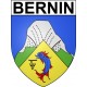 bernin 38 ville Stickers blason autocollant adhésif