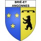 brié-et-angonnes 38 ville Stickers blason autocollant adhésif
