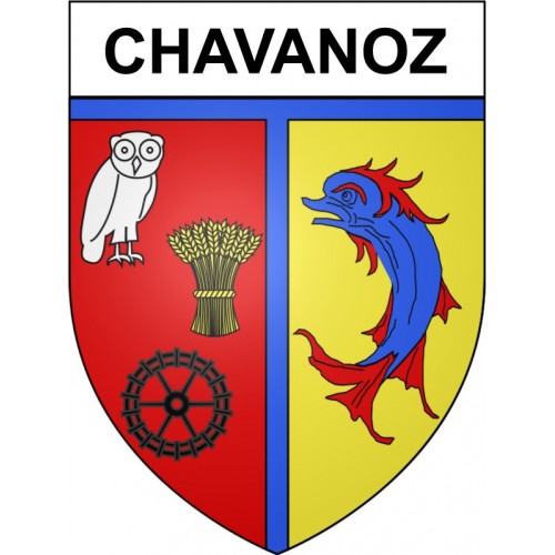 Stickers coat of arms Bazas adhesive sticker