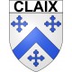 claix 38 ville Stickers blason autocollant adhésif