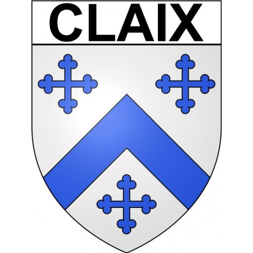claix 38 ville Stickers blason autocollant adhésif