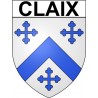 claix 38 ville Stickers blason autocollant adhésif