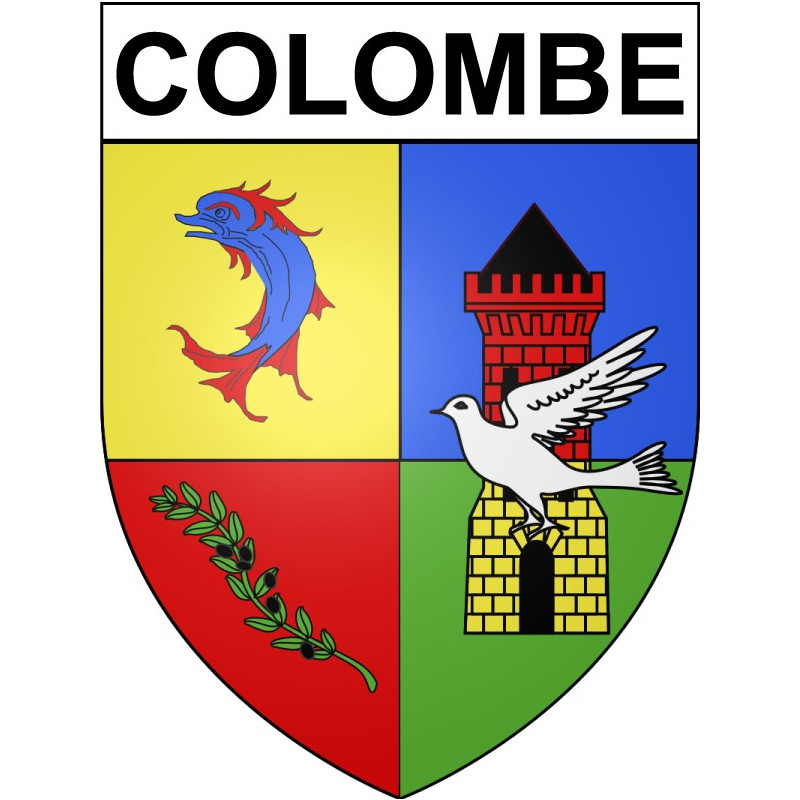 Stickers coat of arms Bazas adhesive sticker