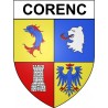 Stickers coat of arms Bazas adhesive sticker