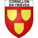 Stickers coat of arms Bazas adhesive sticker