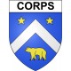 Stickers coat of arms Bazas adhesive sticker