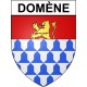 Domène 38 ville Stickers blason autocollant adhésif