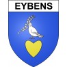 Bazas Sticker wappen, gelsenkirchen, augsburg, klebender aufkleber