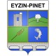 Pegatinas escudo de armas de Bazas adhesivo de la etiqueta engomada