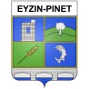 eyzin-pinet 38 ville Stickers blason autocollant adhésif