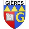 Stickers coat of arms Bazas adhesive sticker