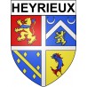 heyrieux 38 ville Stickers blason autocollant adhésif